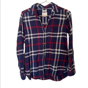American eagle boyfriend got plaid button up small